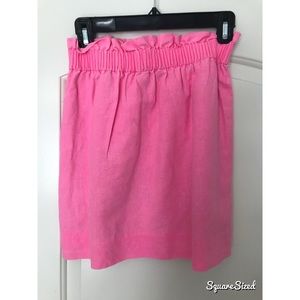 J CREW hot pink mini skirt!!